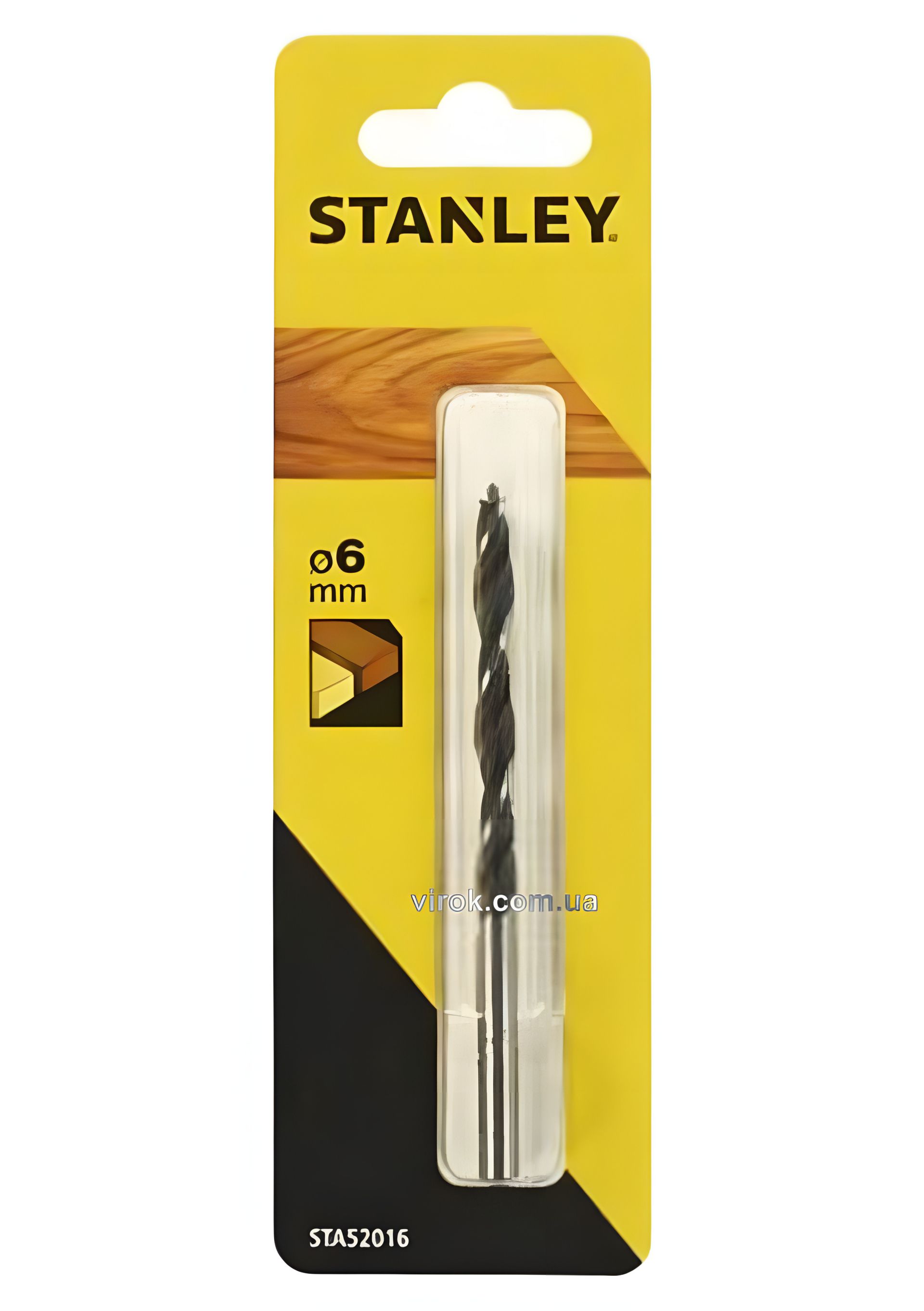 Сверло для дерева 6 мм Stanley STA52016-QZ Сверло для дерева 6 мм Stanley STA52016-QZ