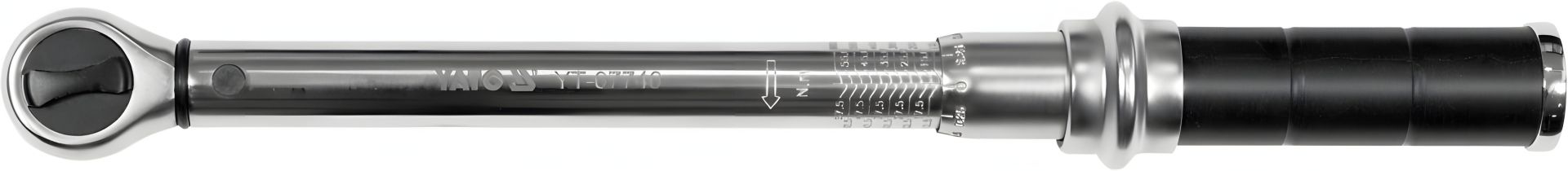 Динамометрический ключ: квадрат 1/2", F= 10 - 60 Нм, L= 260-385 мм Yato YT-07740 Динамометрический ключ: квадрат 1/2", F= 10 - 60 Нм, L= 260-385 мм Yato YT-07740