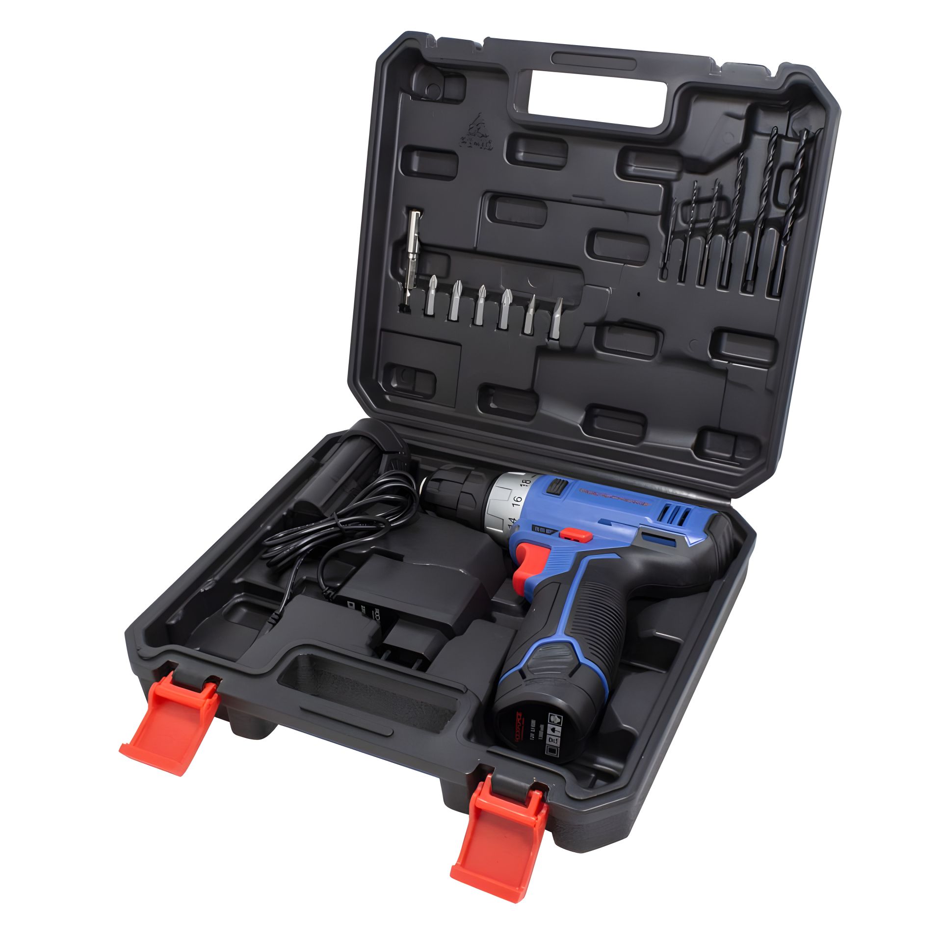 Аккумуляторный шуруповерт с комплектующими Rock Force ROCKFORCE RF-BT-CD11-A1 12V Аккумуляторный шуруповерт с комплектующими Rock Force ROCKFORCE RF-BT-CD11-A1 12V