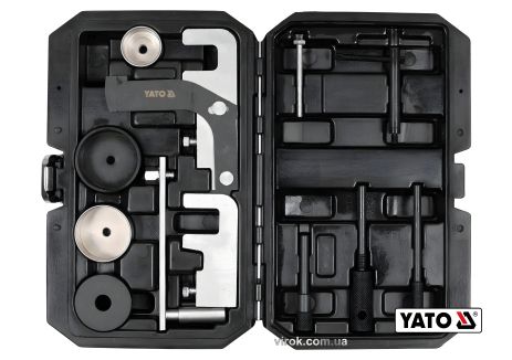 Yato YT-06006 фіксатори газорозподільної системи: двигунів групи Renault, Nissan i Opel, 12 елементів Yato YT-06006 фіксатори газорозподільної системи: двигунів групи Renault, Nissan i Opel, 12 елементів