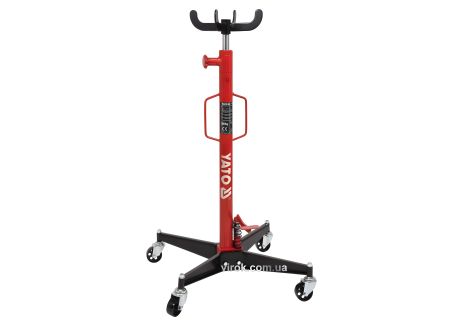 Гідравлічний підйомник коробок передач авто, навантаж. - 500 кг, h = 1140 - 1945 мм, на колесах YaTo YT-55600 Гідравлічний підйомник коробок передач авто, навантаж. - 500 кг, h = 1140 - 1945 мм, на колесах YaTo YT-55600