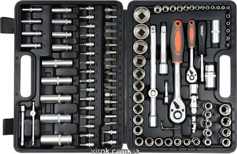 Набор торцевых головок STHOR (1/2", 108 шт), Vorel 58685 Набор торцевых головок STHOR (1/2", 108 шт), Vorel 58685