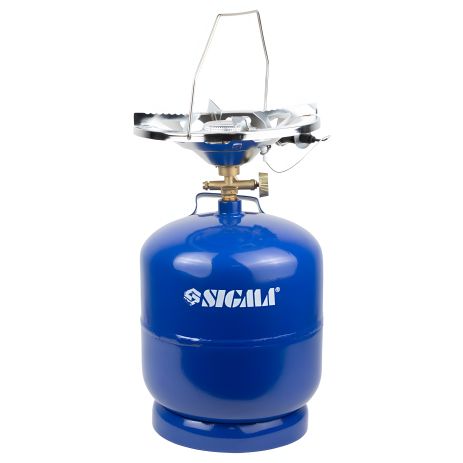 Газовый кемпинг комплект с пьезоподжигом Comfort 8л SIGMA (2903121)