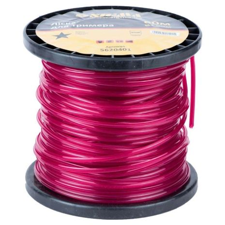 Леска для триммера звезда Ø3.0мм 60м катушка SIGMA 5620401