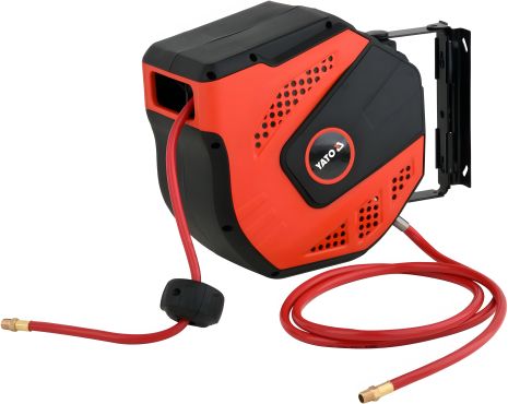 Пневматичний шланг на котушці з автозмотуванням 8 мм 20 м Yato YT-24244