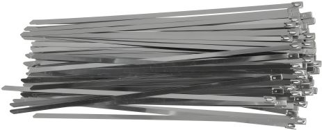 Затискний хомут з нержавіючої сталі 4.6 х 250 мм 100 шт Yato YT-70562 Затискний хомут з нержавіючої сталі 4.6 х 250 мм 100 шт Yato YT-70562