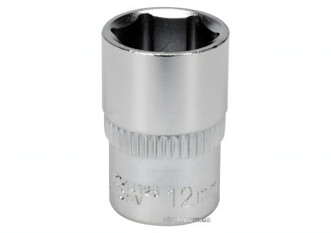 Шестигранна торцева головка 1/4" М12, CrV [Блістер] YaTo YT-14128