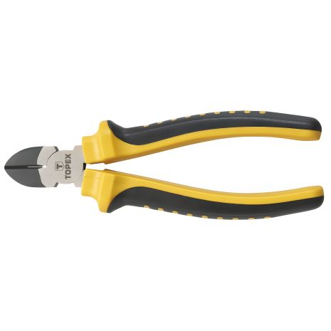 Бокові кусачки 180 мм, двокомпонентна рукоятка, сталь CS Topex 32D107
