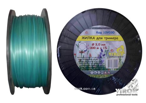 Лісочка для тримера "КОЛО" TM 3.0 мм x300м VIROK 10V030