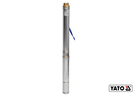 Глибинний насос для води, потужність 370 Вт, продуктивність 5400 л/год, висота підйому 35 м, глибина занурення 80 м, кабель 20 м, Yato YT-85300