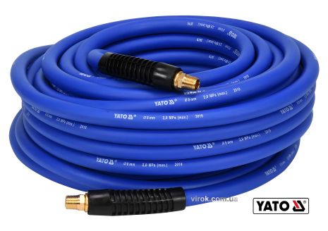 Пневматический гибридный шланг 8 мм X 20 м 1/4" от Yato YT-24234