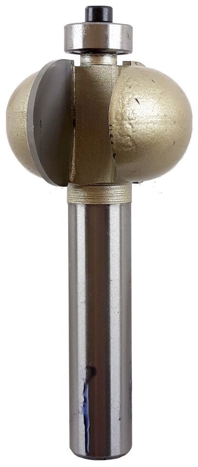 Кромкова гальмівна фреза D-38 мм, R-12 мм, d-12 мм Pobedit P-1015-3812