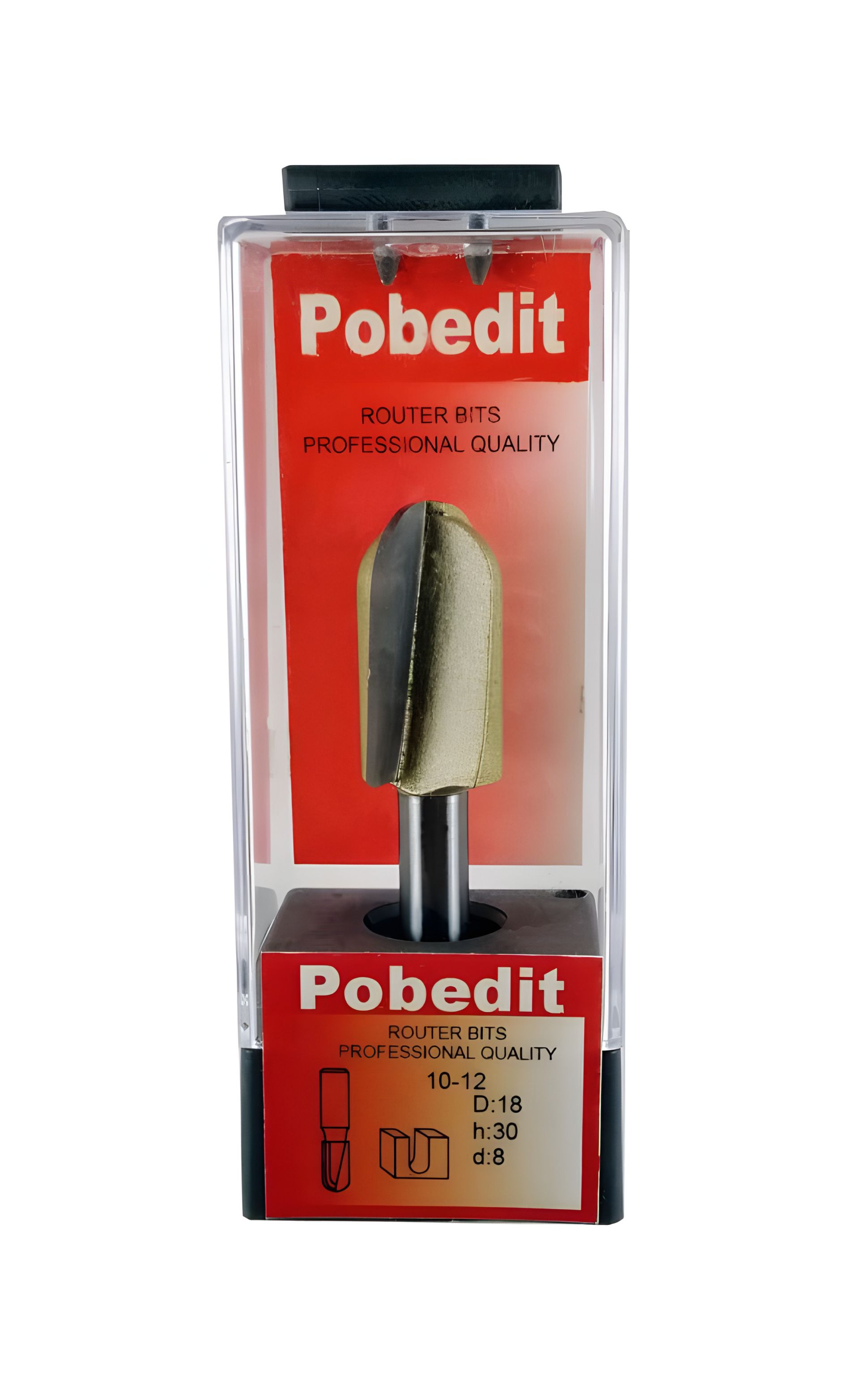 Pobedit Пазовая фреза галтельная D-18 мм, d-8 мм (P-1012-08-18) Pobedit Пазовая фреза галтельная D-18 мм, d-8 мм (P-1012-08-18)