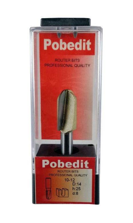 Фреза пазовая галтельная D-14 мм, d-8 мм Pobedit P-1012-08-14 Фреза пазовая галтельная D-14 мм, d-8 мм Pobedit P-1012-08-14