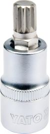 Головка торцева з викрутковою насадкою Spline 1/2" M10 55 мм Yato YT-04343 SocketSpline