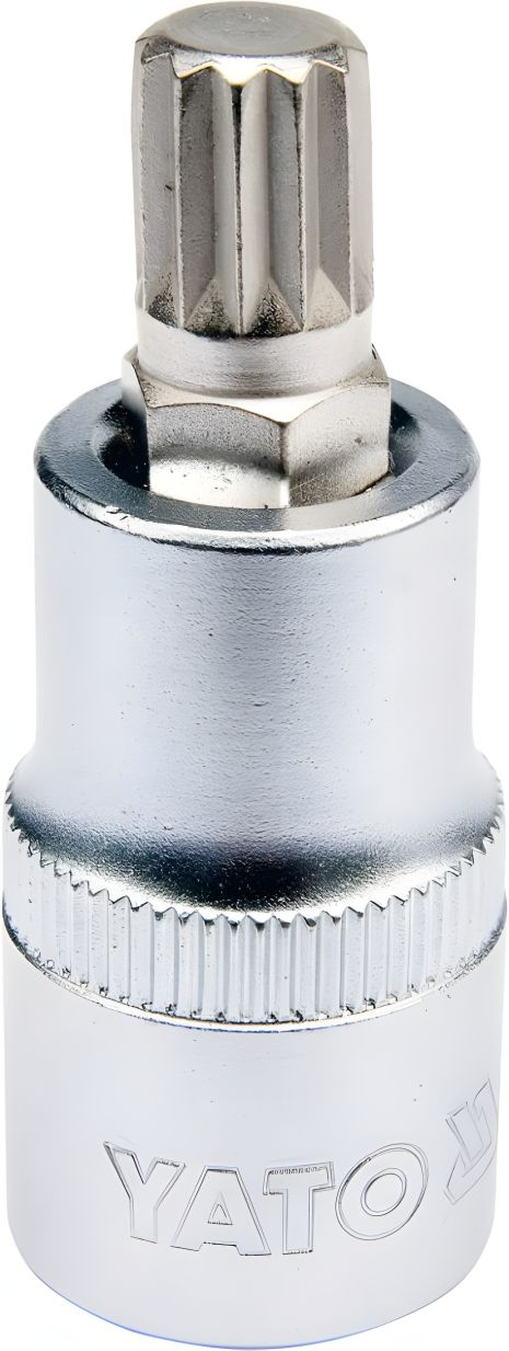 Головка торцева з викрутковою насадкою Spline 1/2" M10 55 мм Yato YT-04343 SocketSpline