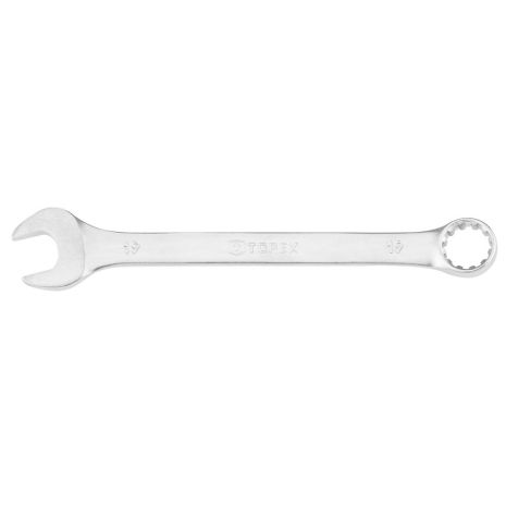 Комбінований ключ 19 мм, сталь CrV, еліптичний Topex 35D714