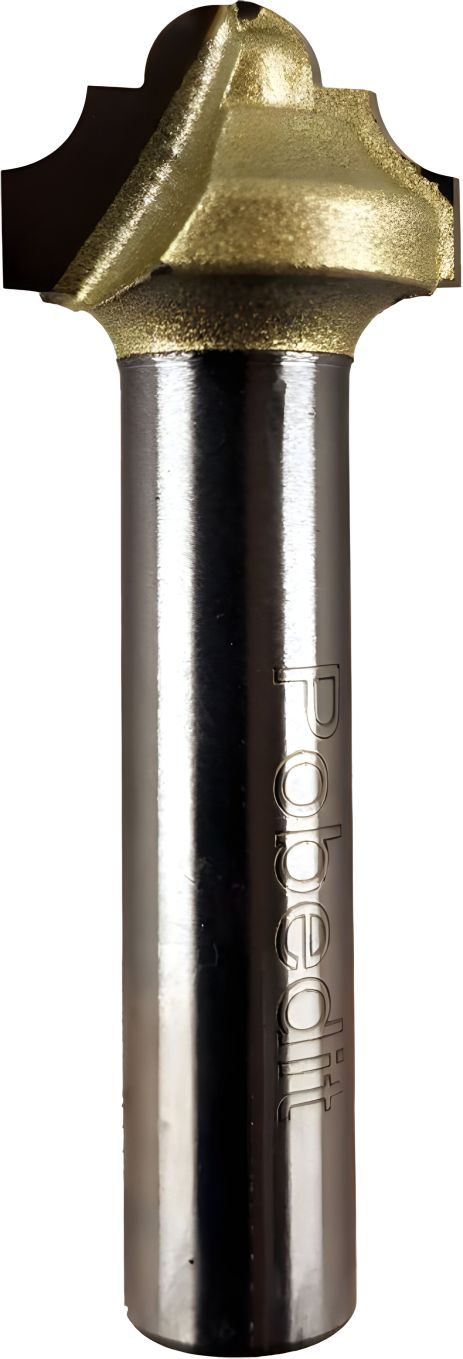 Профільна фреза "псевдофіленка" D-16 мм, R-3 мм, d-8 мм Pobedit P-2051-0308