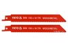 Бі-металеві полотна для шабельної пили: довжина=150 мм, товщина=1 мм, 10 зубів/дюйм, 2 шт YaTo YT-33930