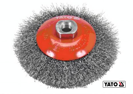 Нержавіюча щітка 125мм на болгарку Yato YT-47612 - Тета